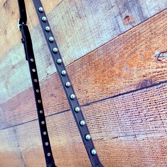 Alexander Wang Alpha Leather Studded Drawstring Bucket Bag - Picture 10 of 13